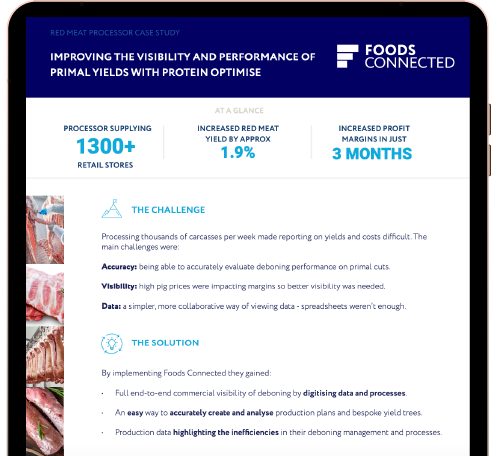 Cost & yield case study graphic for landing page